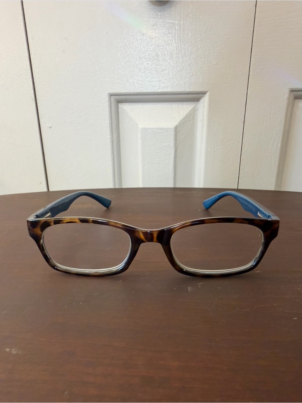 LensCrafters Women’s Frame Glasses Tortoiseshell with Blue Temples